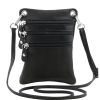 Soft Leather Mini Crossover Bag