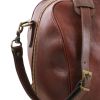 Lisbona Travel leather duffel bag Small