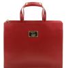 Palermo  Saffiano Leather briefcase 3 compartments