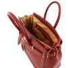 TL Bag Leather handbag with golden hardware