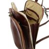 Taipei  3 Compartments leather backpack