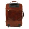 TL Voyager  4 Wheels vertical leather trolley