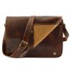 Messenger double  Freestyle leather bag
