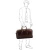 Francoforte  Exclusive Leather Weekender Travel Bag  Large Size