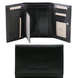 Exclusive leather wallet (Color: Black)