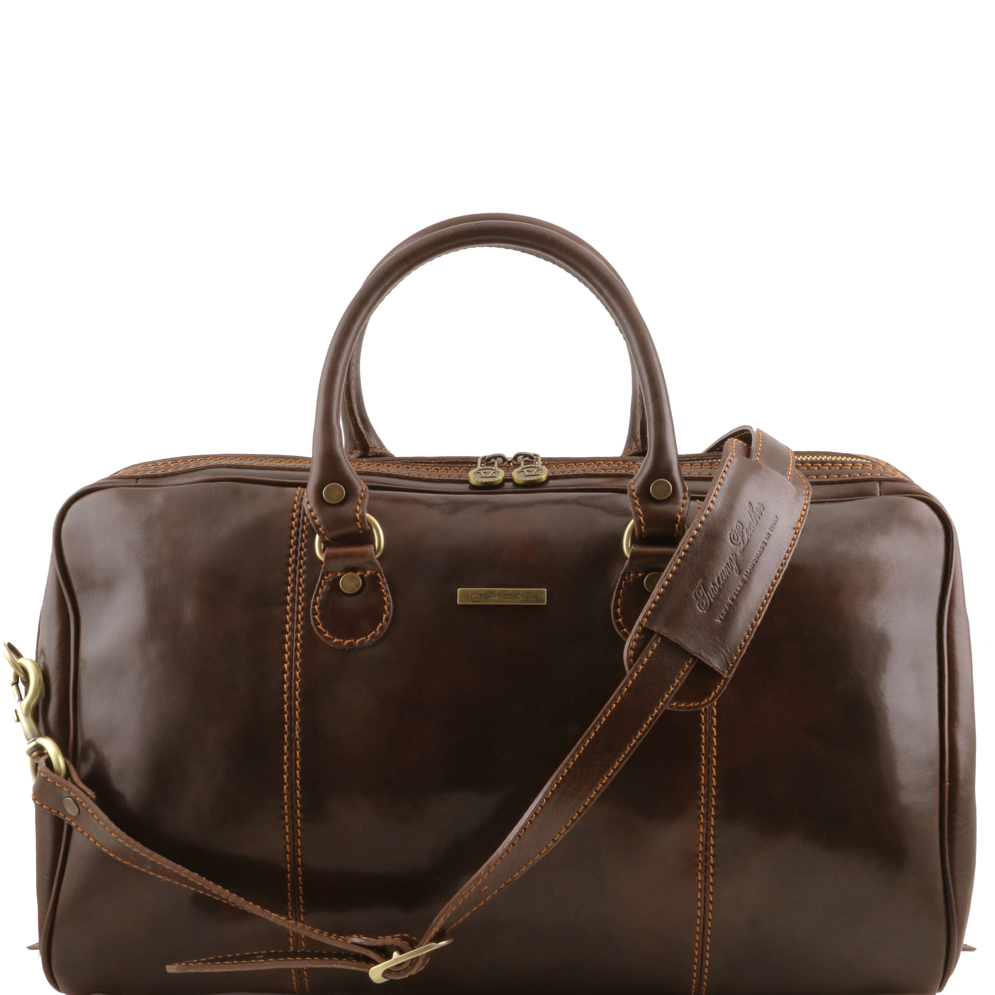 Paris Travel leather duffel bag