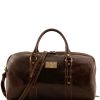 Francoforte Exclusive Leather Weekender Travel Bag Small size